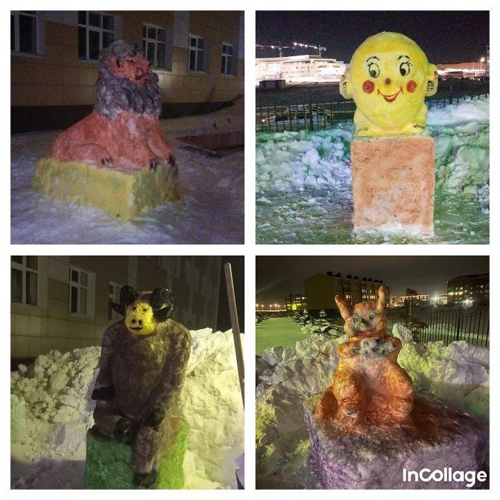 Қар қалашықтары жасалынды